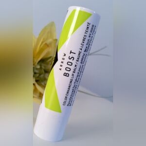 Arrow Boost Lip Balm in White and Lime
